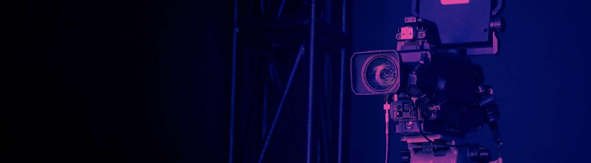 Cámara en un plató