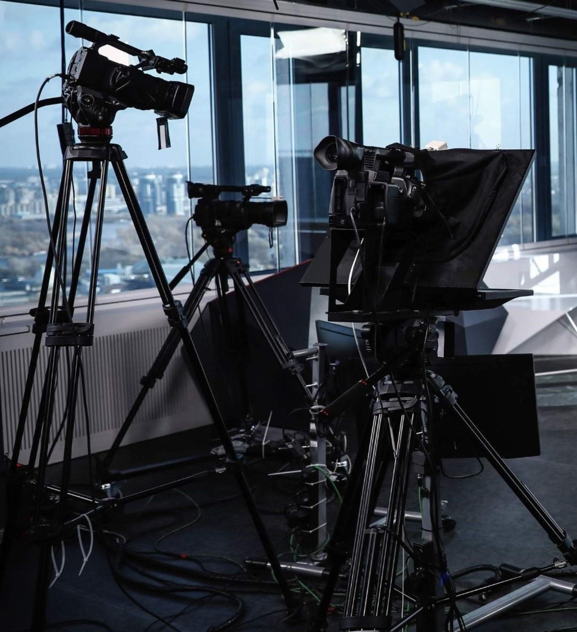 Cámaras en un plató