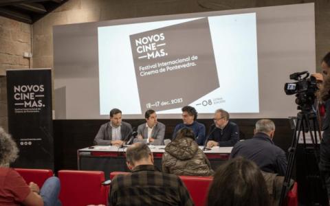 Jacobo Sutil na presentación da oitava edición de Novos Cinemas Festival Internacional de Cinema de Pontevedra