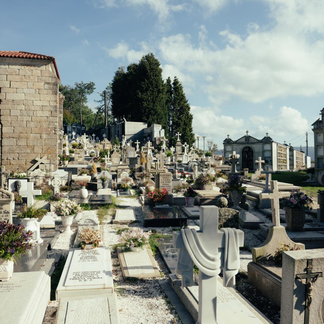 Cemiterio de Santa Mariña de Dozo en Cambados