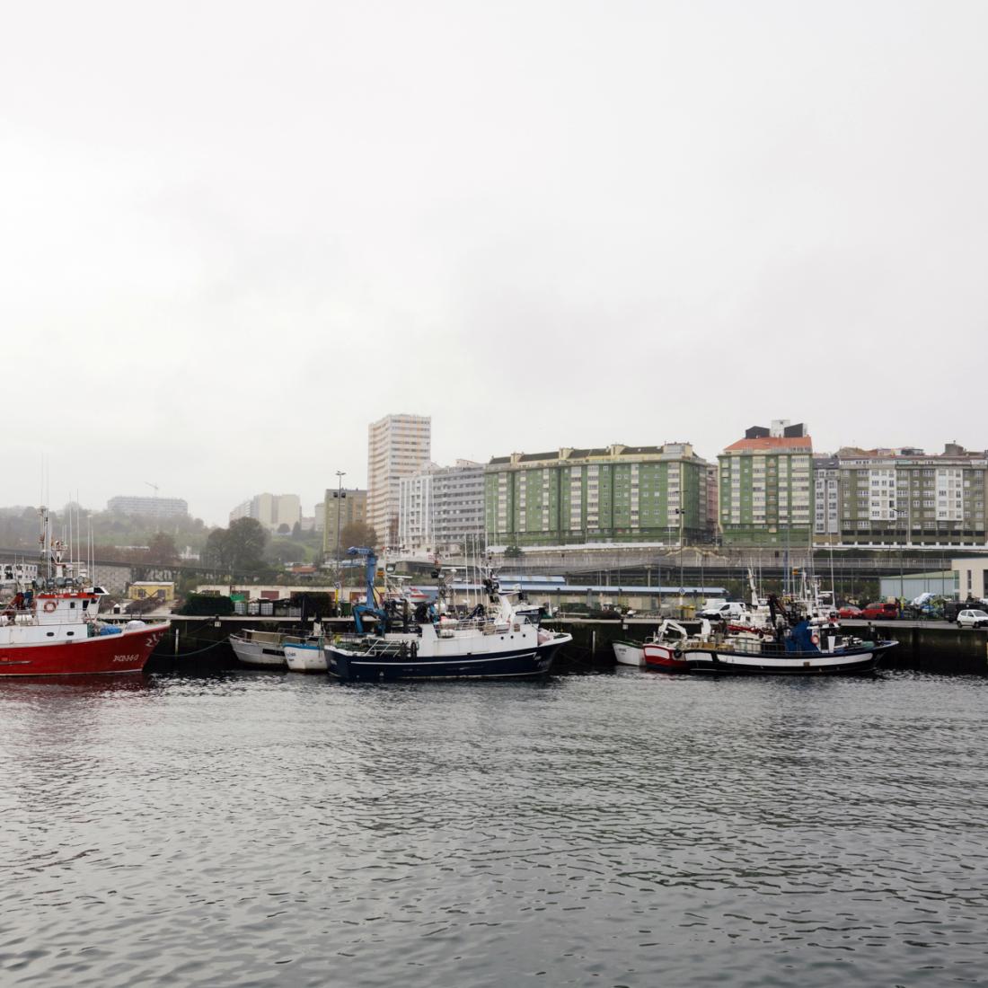 Porto da Coruña. Peirao de Oza