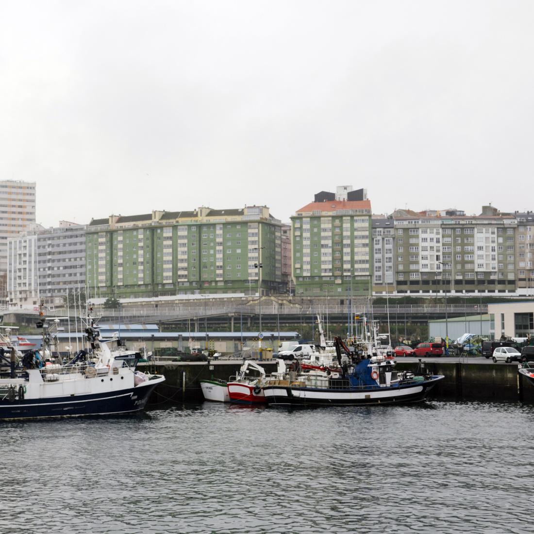 Porto da Coruña. Peirao de Oza