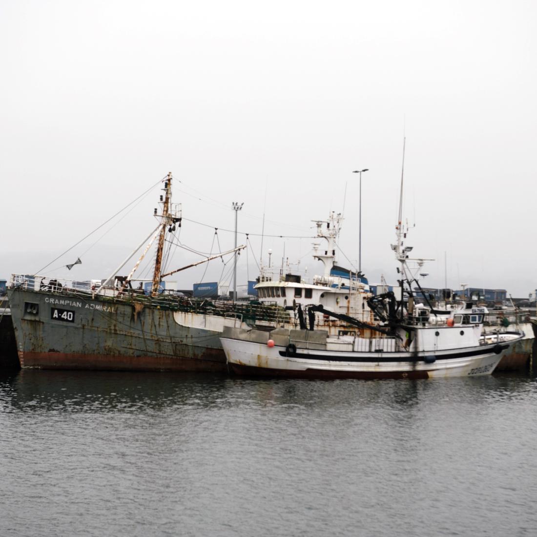 Porto da Coruña. Peirao de Oza