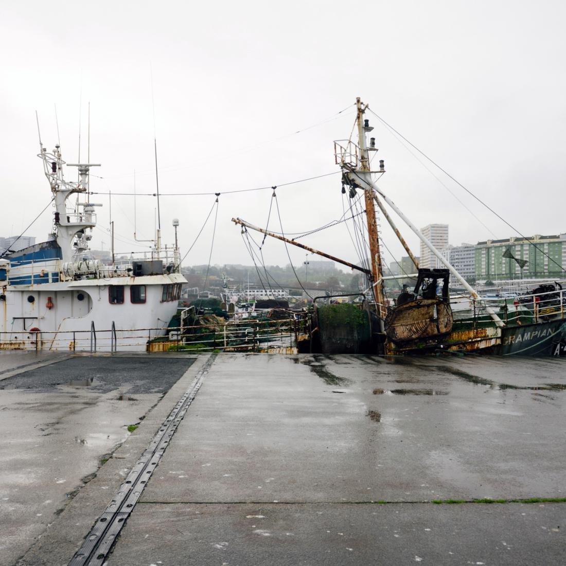 Porto da Coruña. Peirao de Oza