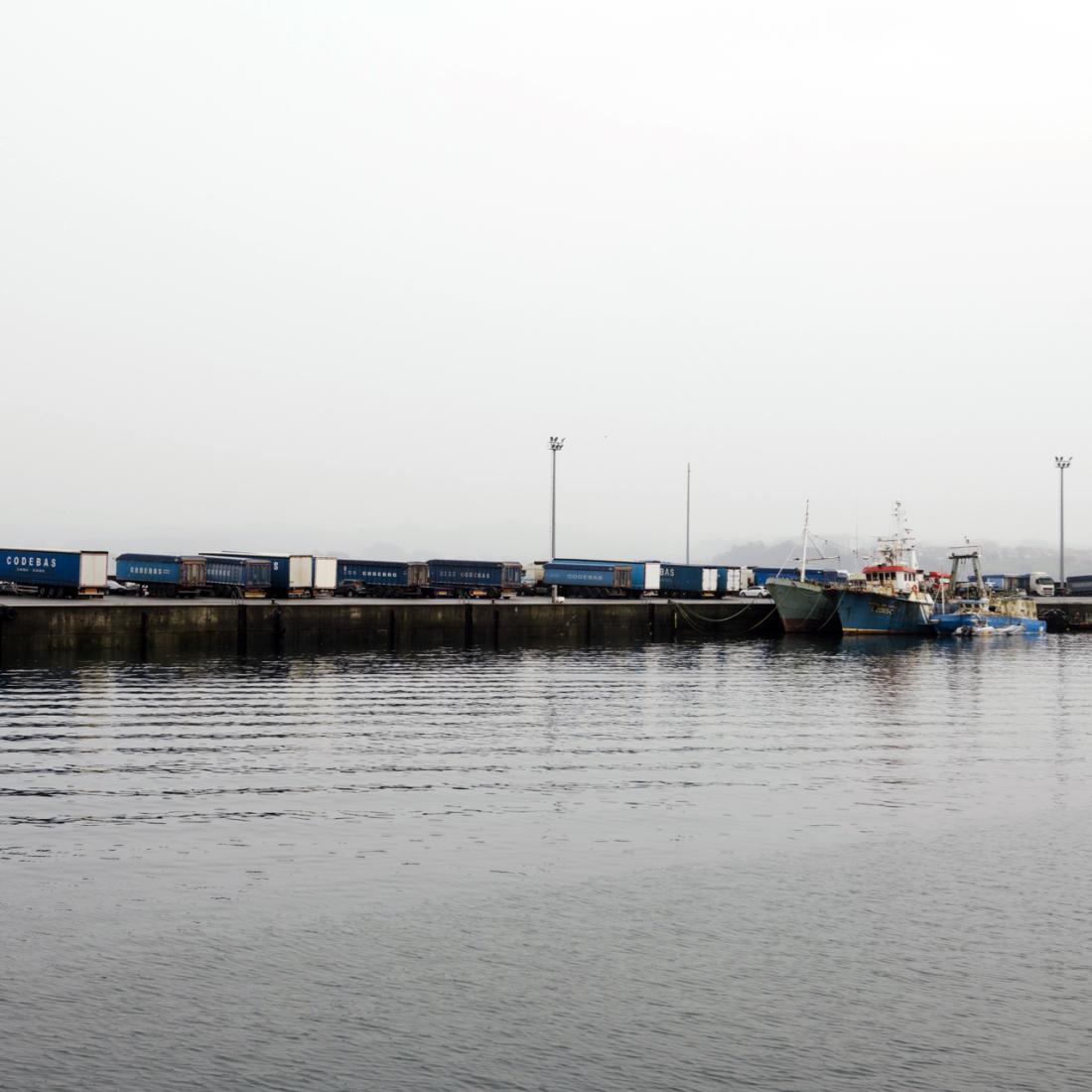 Porto da Coruña. Peirao de Oza