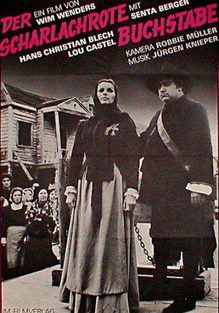 Original German poster for The Scarlet Letter