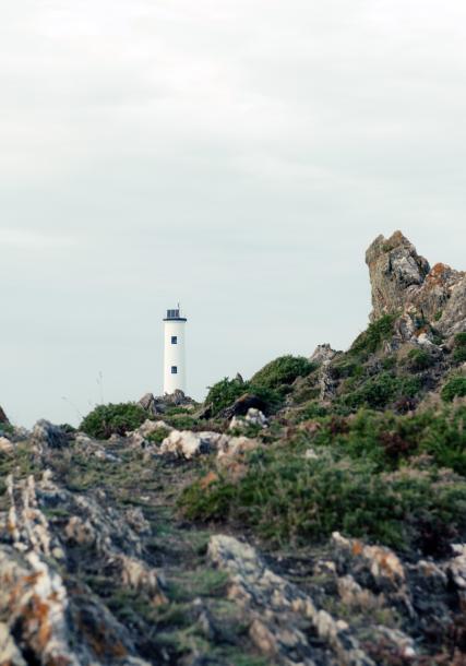Punta Robaleira's lighthouse