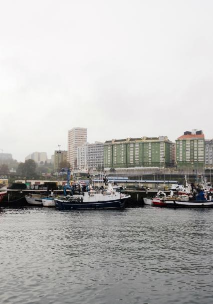 Port of A Coruña. Oza Pier.